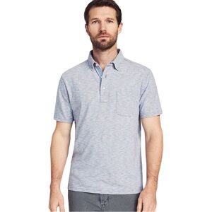 Faherty Mens Short Sleeve Polo Shirt Size Medium